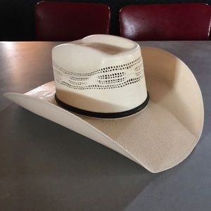 7 3/8 long oval ATWOOD cowboy hat